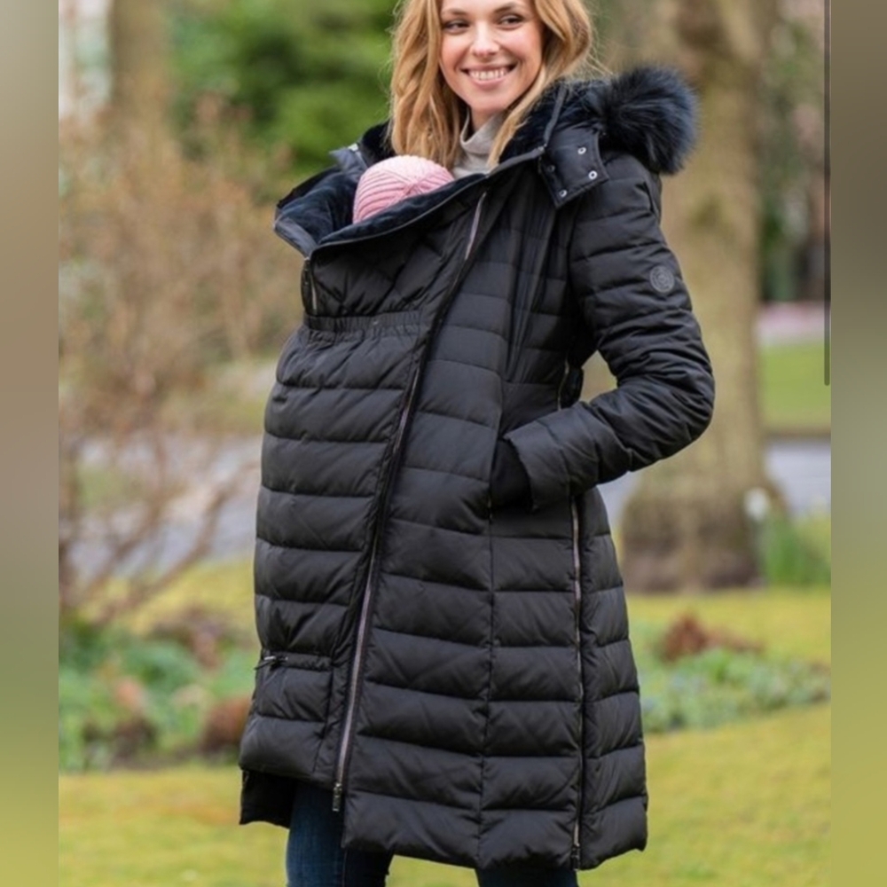 Seraphine Maternity Belted Down Parka